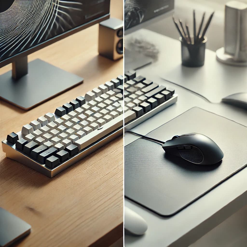 Keyboard vs Mouse illustration