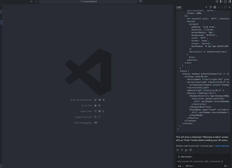 Copilot Suggestion Screenshot