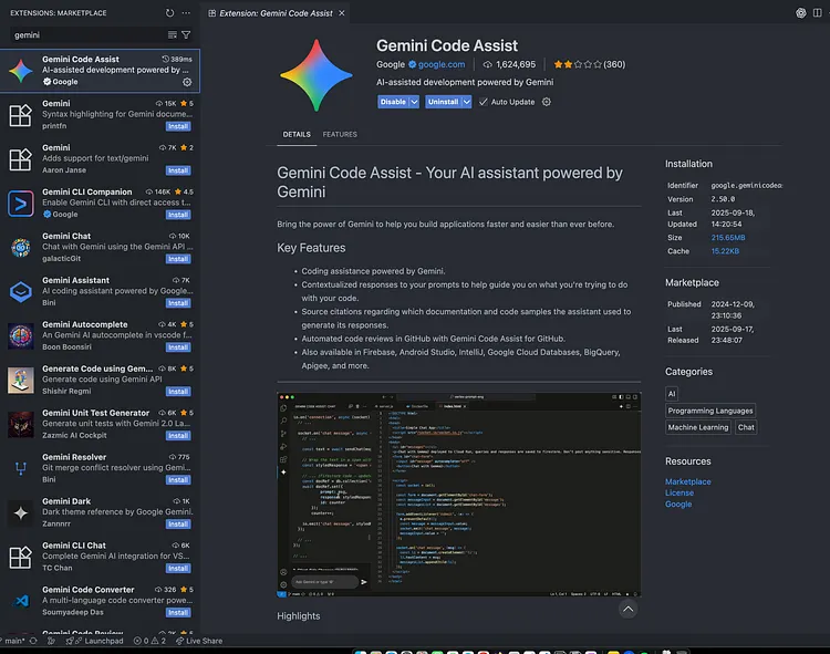 Marketplace Copilot Screenshot